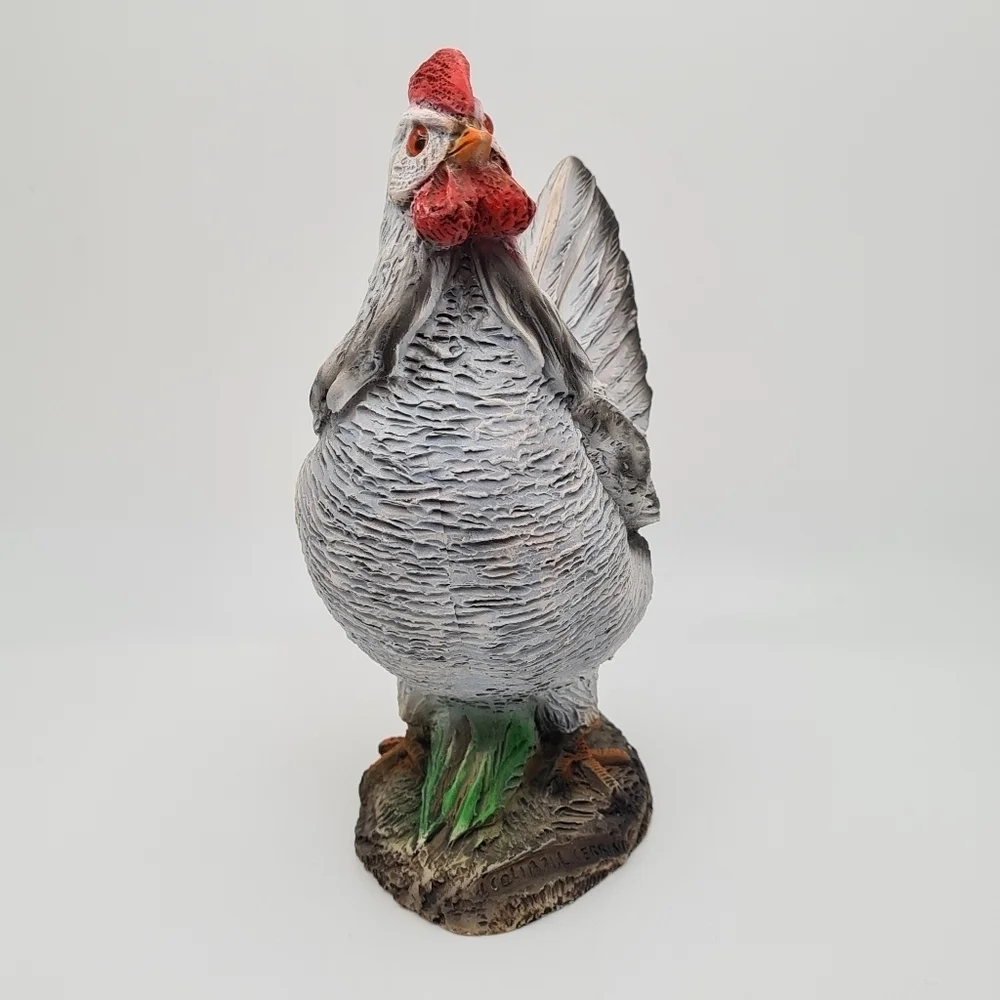 Cerrini Italy Farm Country Collectible Decor Figurine Hand Painted Resin
